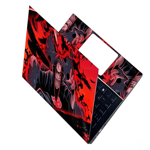 Image of Full Laptop Skin Stickers HD Quality Sticker for Laptops Upto 15.6 inch (Dustproof|Waterproof|Scratchproof|Reusable) - BE Itachi KGDM FL