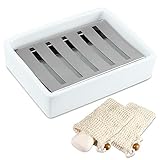 seifenschale keramik alt Material: Aus hochwertigem SUS304-Edelstahl und erstklassigem Keramik. Rutschfeste Silikonmatte.