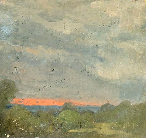 Alberi E Cielo Scuro Sfumato Sidney H. Sime toile modern peinture décoration salon 60x90cm
