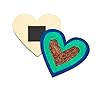 Colorations® Decorate Your Own Wood Magnetic Hearts, Decorate & Gift to Friends and Family, Ready to Decorate Craft, Personalize & Create Unique Designs, Kids Craft, Craft for Children #5