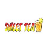 Sweet Tea Concession Restaurant Food Truck Die-Cut Vinyl Sticker 8"