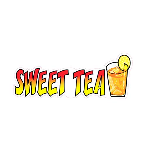 Sweet Tea Concession Restaurant Food Truck Die-Cut Vinyl Sticker 8"