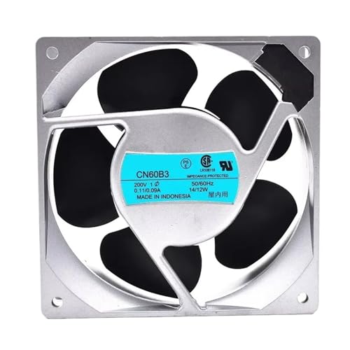 Ventilateur CN60B3 200V 14W 120x120x38mm pour le refroidissement industriel
