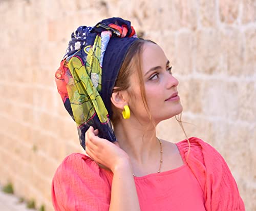 Teena Headscarf Tichel, Hair Snood, Chemo Snood, Head Scarf, Head Covering, Jewish Head covering, Scarf, Bandana, Apron2