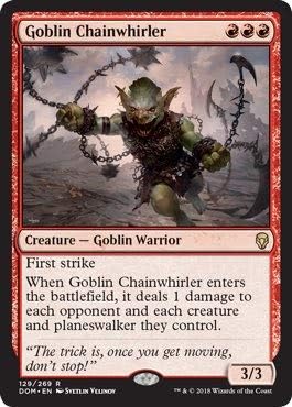 Goblin Chainwhirler - Foil - Dominaria