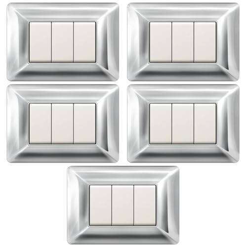 Plaque compatible Bticino Matix 3 modules contre les traces de doigts