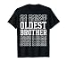 Oldest Brother Funny Layered Text Siblings Big Bro T-Shirt