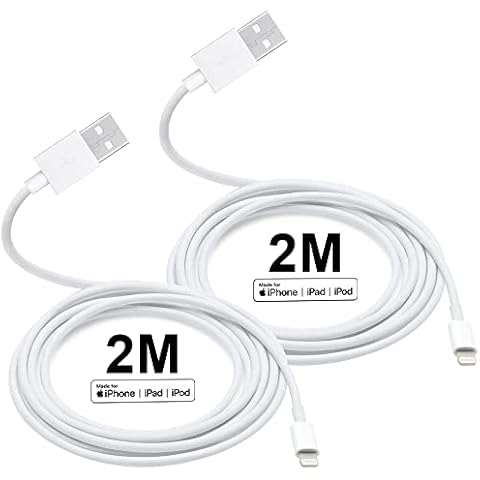 Cargador de iPhone ANKUY con 2 cables USB a Lightning de 6FT Cover