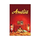 JACRAVAL Amelie Movie Poster Canvas Poster Bedroom Decor Landscape Office Room Decor Gift Unframe:12x18inch(30x45cm)