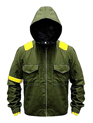 Twenty One Mens 21 Green Pilots Cotton Jumpsuit Hoodie Levitate Camouflage Jacket2