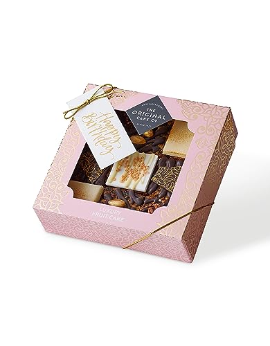 The Original Cake Company - Light Fruit Cake Birthday Selection handmade with sulatanas and citrus peel - 9 pieces (Approx 50g per piece)