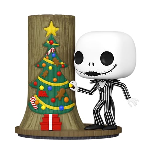 Funko Pop! Deluxe: Disney The Nightmare Before Christmas 30th - Jack Skellington mit C.Town Door - Vinyl-Sammelfigur - Geschenkidee - Offizielle Hande