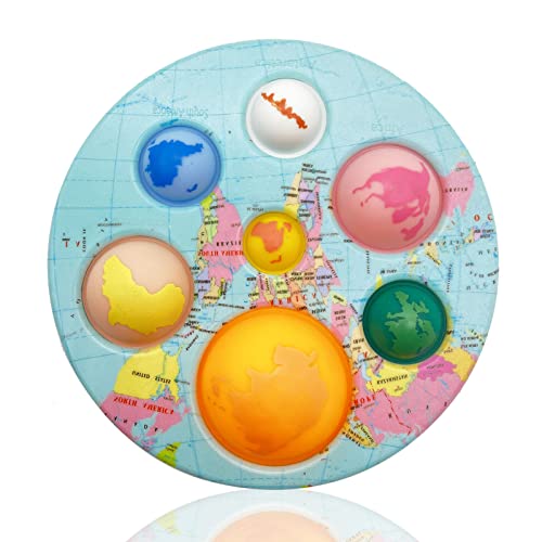 Popit Fidget Toy Set de 3 juguetes pop Bubble Sensory Fidget Toys antiestrés Cover