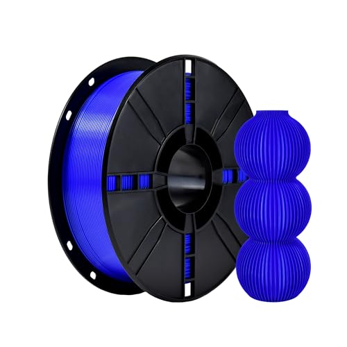 Image of iBOSS PLA Plus (PLA+) 3D Printer Filament 1.75mm,1kg Spool (2.2lbs) Toughness Enhanced 3D Printing Filament,Dimensional Accuracy + /- 0.02mm,1.75mm PLA Plus Filament,Fit Most FDM Printer(Dark Blue)