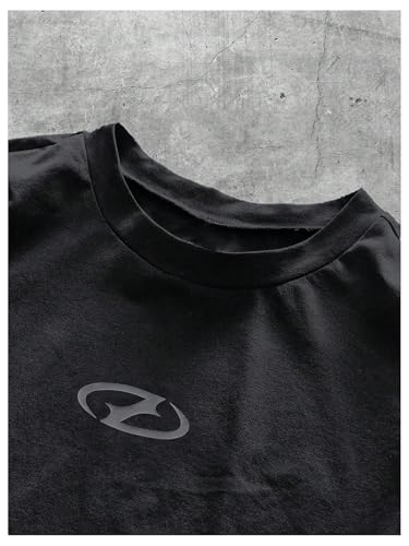 Men's Color Block Graphic Tees Crewneck Short Sleeve Drop Shoulder T Shirts Streetwear3