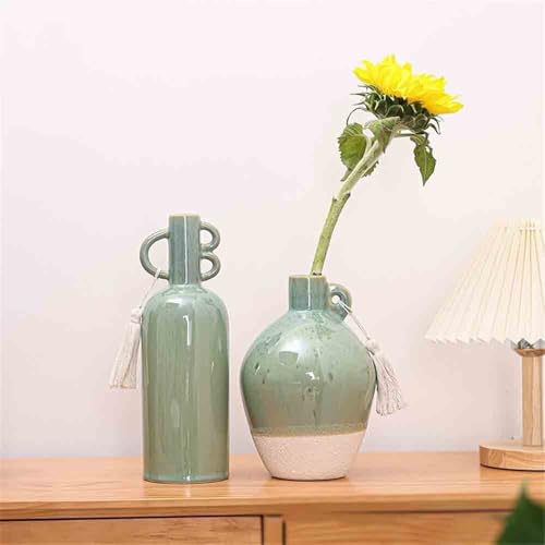 Vase décoratif de chambre stable pour fleurs séchées et compositions salon