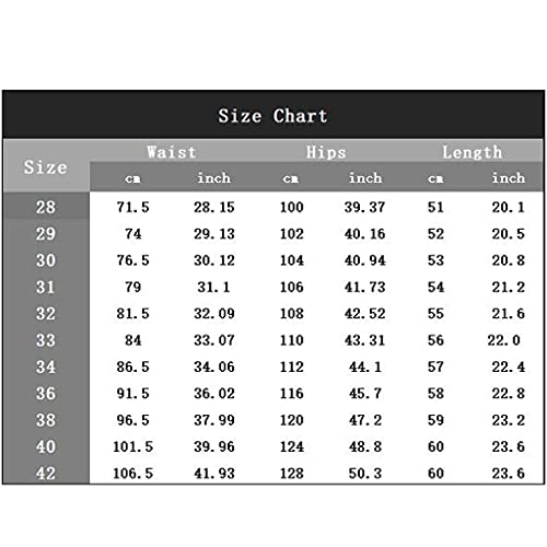 Slatiom Summer Men's Denim Short Jeans Casual Slim Fit Thin Cotton Embroidered Shorts Male (Color : C, Size : 29Code) #TOP3