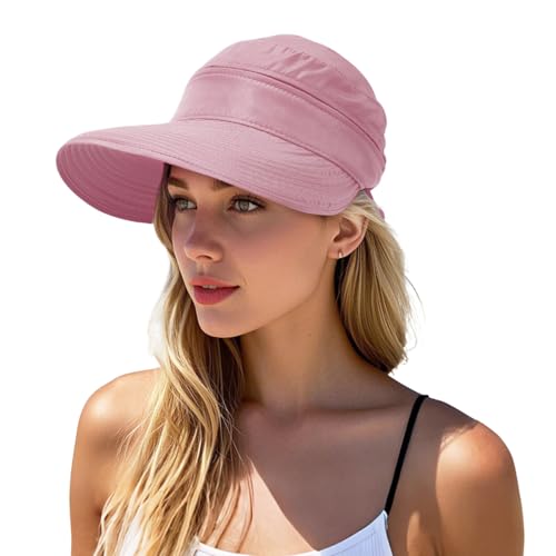 Sombrero de sol para mujer con visera y protección UV miniatura 1