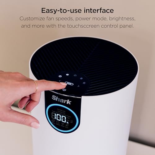 Shark Clean Sense Air Purifier with Odor Neutralizer, HP132, White - image 8