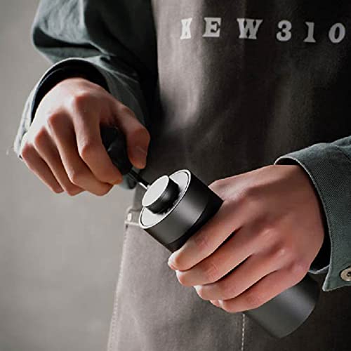 DXDUI Mini Hand Kaffeemühle Edelstahl Tragbare Espresso-Bohnenschleifer Mit Edelstahl-Ventilkern Und Langem Griff Für… – Bild 7