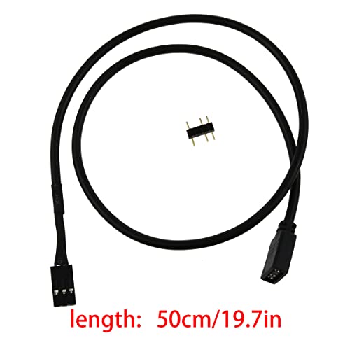 Cable conector conversor RGB 5V 3PIN VDG 50 cm (2 piezas) miniatura 2
