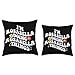 Retro Groovy Im ROSABELLA Doing ROSABELLA Things Funny Throw Pillow