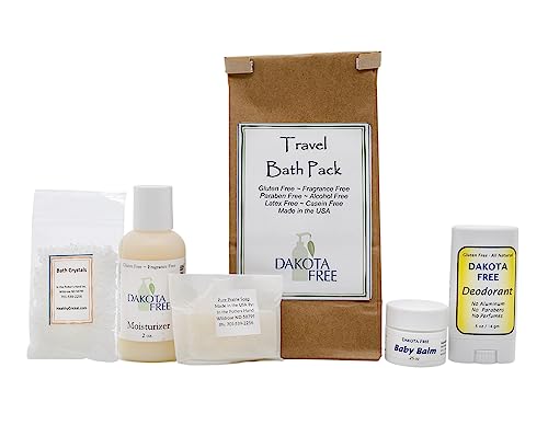 Dakota Free Travel Bath Pack in a Compostable Bag