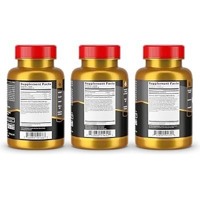 Vigor Labs' Gold Stack, Limited Edition. Triple Stack with 3 Products in One Pack. Boosts Firmness, Volume and Stamina (30 Capsules Per Bottle)