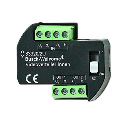 Répartiteur vidéo Busch-Jäger 83320/2 U module interphonie bus