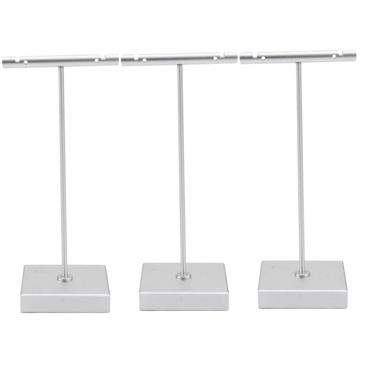 Zerodeko 3pezzi Espositore T-shaped Per Orecchini Leggero Stativo Per Gioielli Da Banco Supporto Organizzatore Per Orecchini Alta Visibilità e Facile Da Pulire Per Negozio e Casa