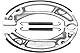 Bremsbackensatz für Trommelbremse 95x20mm