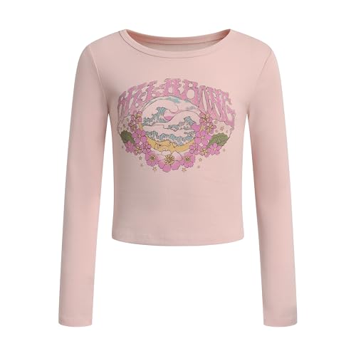 Image of Billabong Girls' Long Sleeve Snug Fit Ribbed T-Shirt