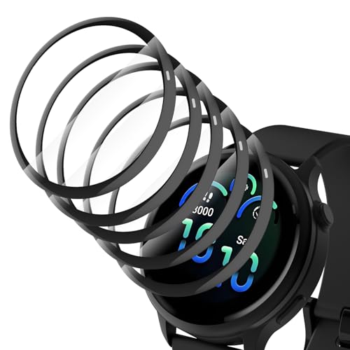 Simpeak Schutzfolien Kompatibel mit Garmin Vivoactive 6, 5 Stück HD Displayschutzfolien 9H Härte Displayschutz Anti-Kratz Wasserdicht Wasserdicht 3D PE Folien