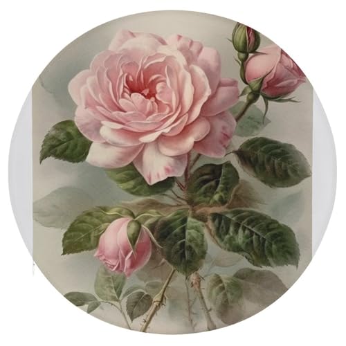 Coussin de chaise rond rose vintage super confortable et durable - 2