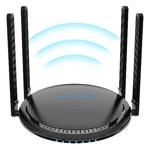 Routeur WiFi 6, WAVLINK Routeur WiFi Bi-bande AX3000 pour Le Jeu à Domicile, Routeur WiFi Puissant avec 4*5dBi High-Gain Antennas, MU-MIMO, OFDMA, Touchlink, Beamforming, WPA3, IPV6, Contrôle Parental