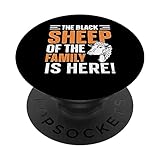 Das schwarze Schaf der Familie ist da- Schafzüchter geschenk PopSockets mit austauschbarem PopGrip