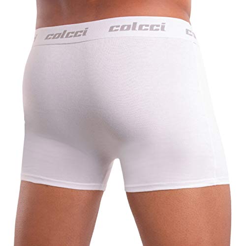 Kit 2Cueca Boxer Cot Elast , Colcci, Masculino, Preto/Branco, GG