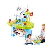 Fravsiu Spielbank, Werkbank für | Werkzeugbank, Konstruktionsspielzeug, realistisches Spielset |...
