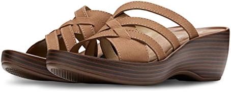Eastland Women's Poppy Slide Sandal, Light Tan, 8 | Image 2