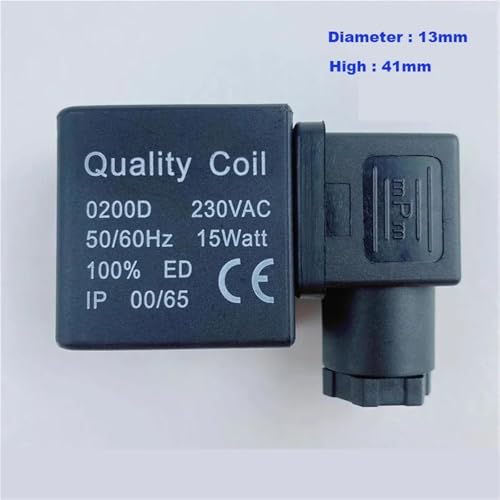 Bobina de electroválvula de purga 230V 15W 20W para compresor Coil 0200D 2