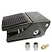 BestTong Pneumatic Foot Pedal Valve Momentary 3 Way 2 Position 1/4"PT Threaded Rubber Nonslip Pressure Control FV-320