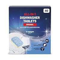 by Amazon - All-In-One Spülmaschinentabs, 40 tabs – Ansicht 1