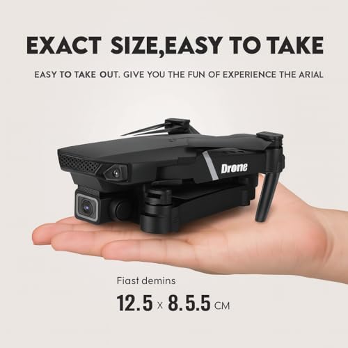 Image of joybox BrUsHlEsS-fOlDaBlE-DrOnE-WiTh-hQ-WiFi-cAmErA-ReMoTe-cOnTrOl-fOr-kIdS-QuAdCoPtEr-wItH-GeStUrE-SeLfIe-fLiPs-bOuNcE-MoDe-aPp-oNe-kEy tAkE-OfF