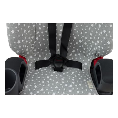 Image of JYOKO Kids Cover Liner Compatible with Graco Nautilus 100% Cotton Made in Spain (White Star)