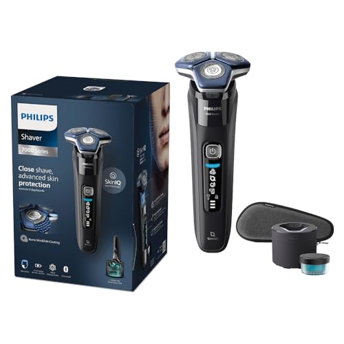 Recopilación de Wwr7000s disponible en línea. 50 Philips Series 7000 Afeitadora Eléctrica en húmedo y seco con tecnología SkinIQ, con clean pod S7886/50