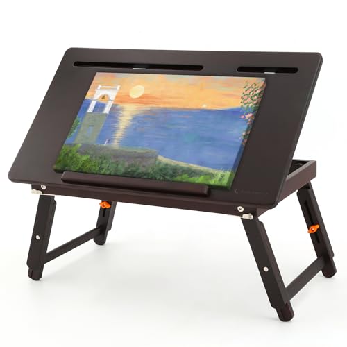Nnewvante Foldable Drawing Table with Adjustable Angles