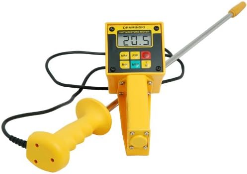 Hay & Straw High-Moisture Meter with Probe Plus Temperature Display