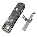 RovyVon 550 Lumens CREE XP-G3 S5 LED Super Bright Outdoor EDC Mini Keychain Rechargeable LED Flashlight, 45 Minutes Fast Charging Small Torch,Model A1(Grey)