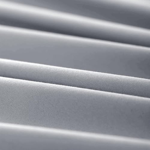 Image of Youth Pillowcase Cover 16 inchx22 inch - 100% Egyptian Cotton 500 Thread Count Toddler Pillowcase for Boys, Girls, Kids Pillow Cover for Little Sleepy Head Pillows - Smart Zipper Closure 1 Piece Silver Grey