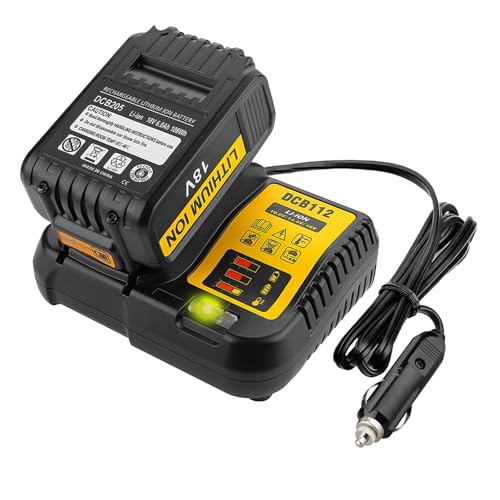 URUN DCB112 Replacement for Dewalt car Battery Charger for Dewalt 12V 20V and 60V Max Lithium-Ion Battery DCB112 DCB201 DCB200 DCB612 DCB609-2 DCB609 DCB606 DCB606-2 DCB208 - Thumbnail 7